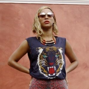 As Seen on Beyoncé! Lovers + Friends Tiger Tank